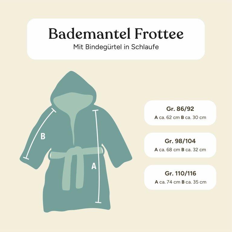 Bademantel | 86/92 | Sandbraun