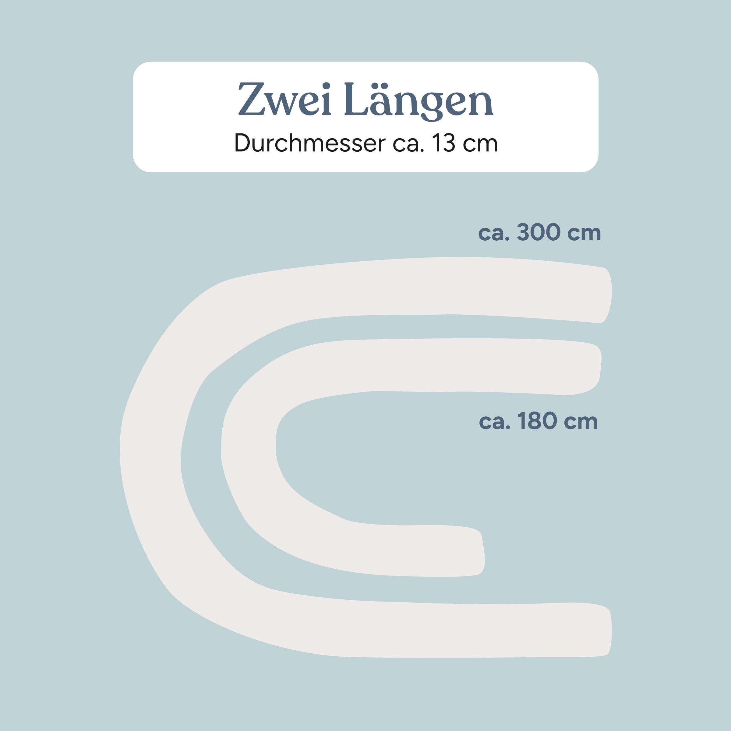 Bettschlange (Waffelpique) | Rosé | 180 cm | 6464