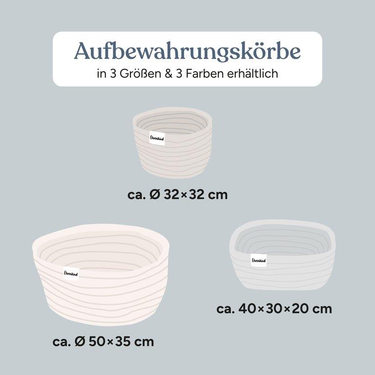 Aufbewahrungskorb | 40x30x20 cm | Beige