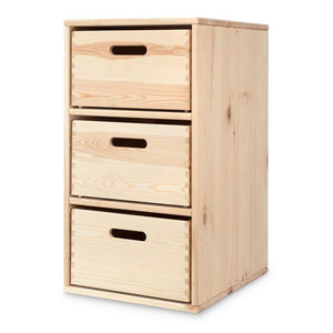 Groß 63 cm − 3 Fächer