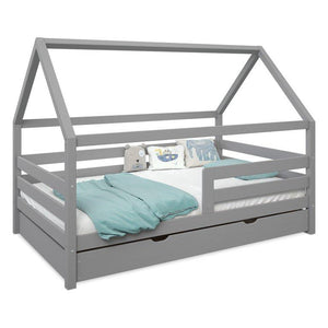 Hausbett mit Bettkasten