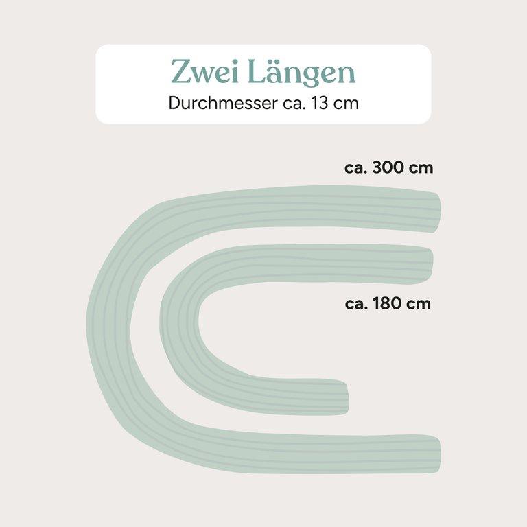 Bettschlange Cord | Beige | 180 cm