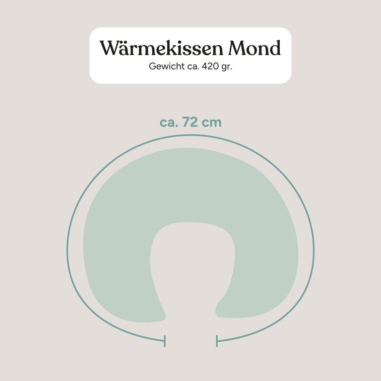Wärmekissen | Kirschkern Mond Beige