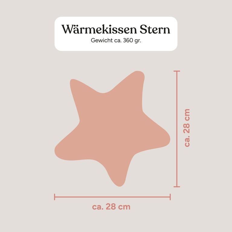 Wärmekissen | Kirschkern Stern Jade