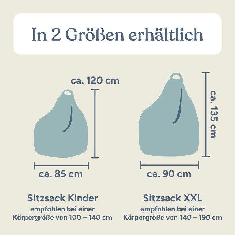 Sitzsack Kinder | Cord Rosé
