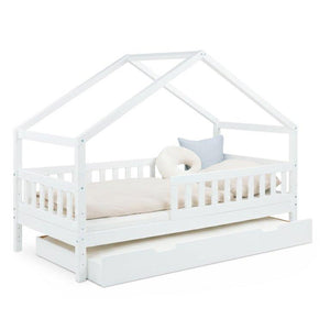 Hausbett mit Bettkasten