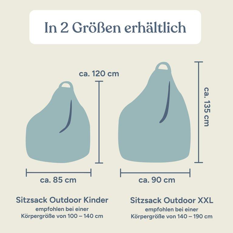 Outdoor Kinder-Sitzsack  | Beige