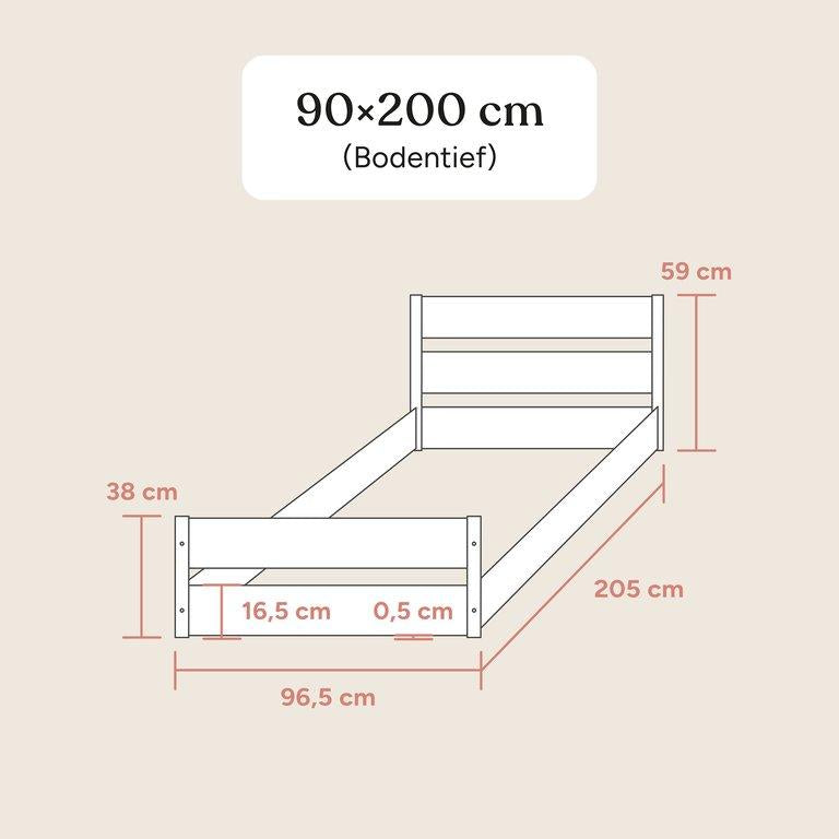 Jugendbett Nova | Pro | Buche Natur | 90x200 cm
