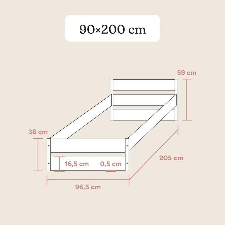 Jugendbett Nova | Pro | Buche Natur | 90x200 cm