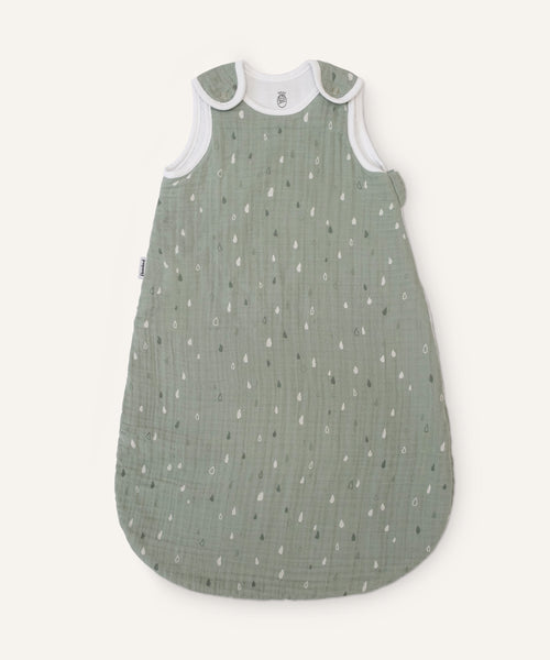 Ehrenkind Musselin Sommerschlafsack Jade Tropfen.