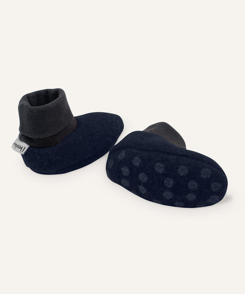 Ehrenkind Walkschühchen dunkelblau.