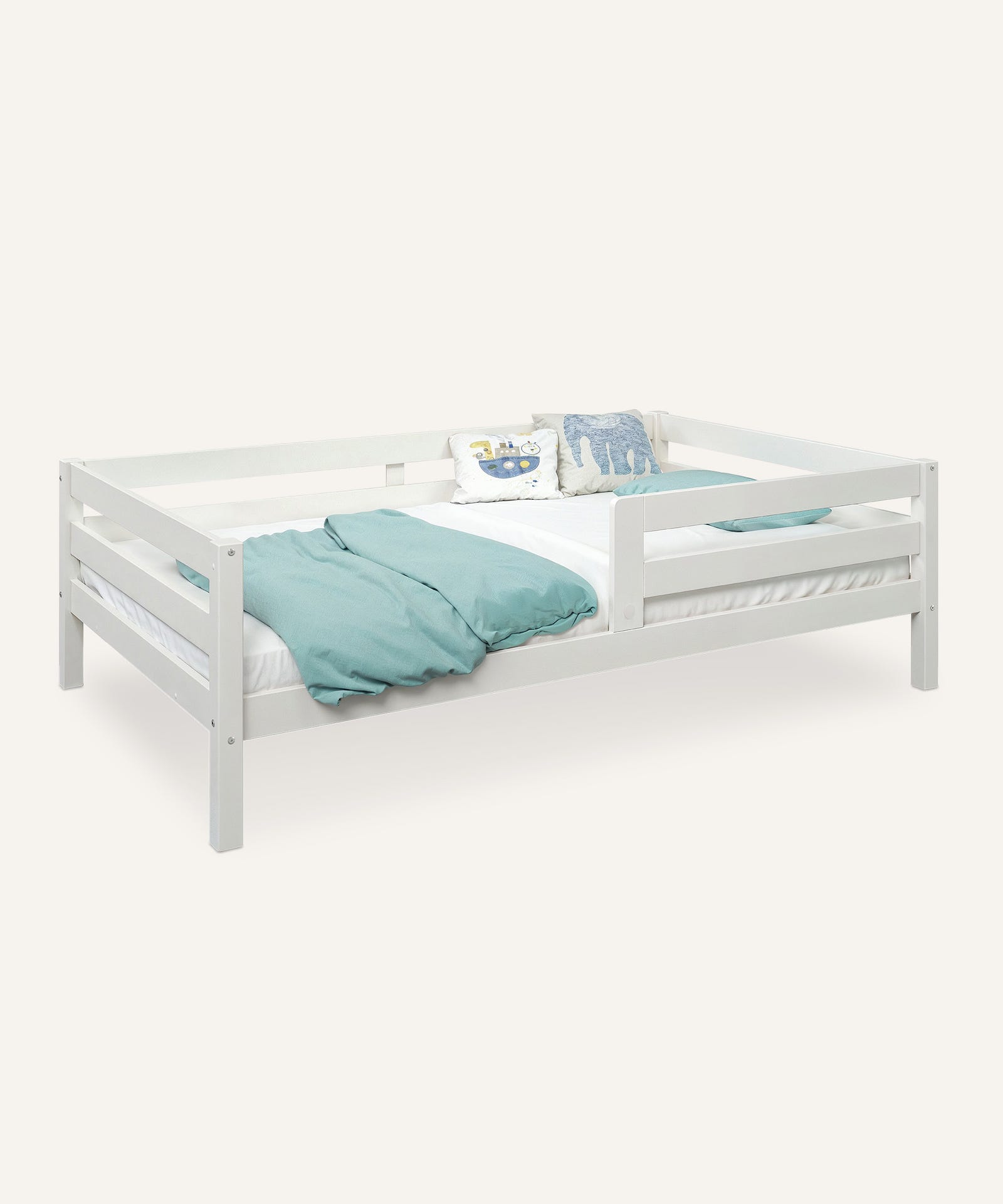Kinderbett Kiefer K3 weiß.