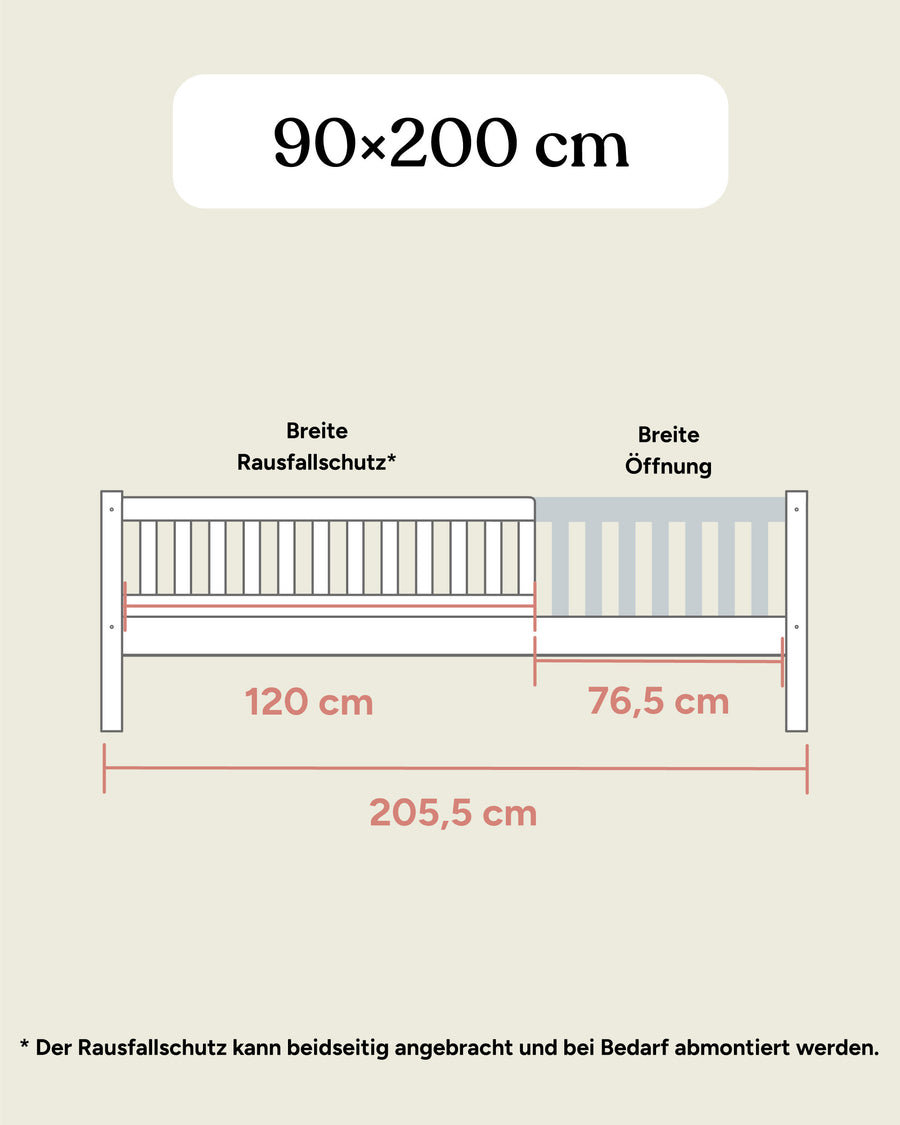 Kinderbett Livo  |  Buche Natur