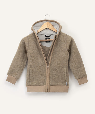 Wollfleece-Jacke
