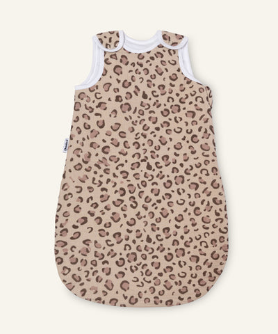 Musselin Babyschlafsack ganzjährig Natur Leo.