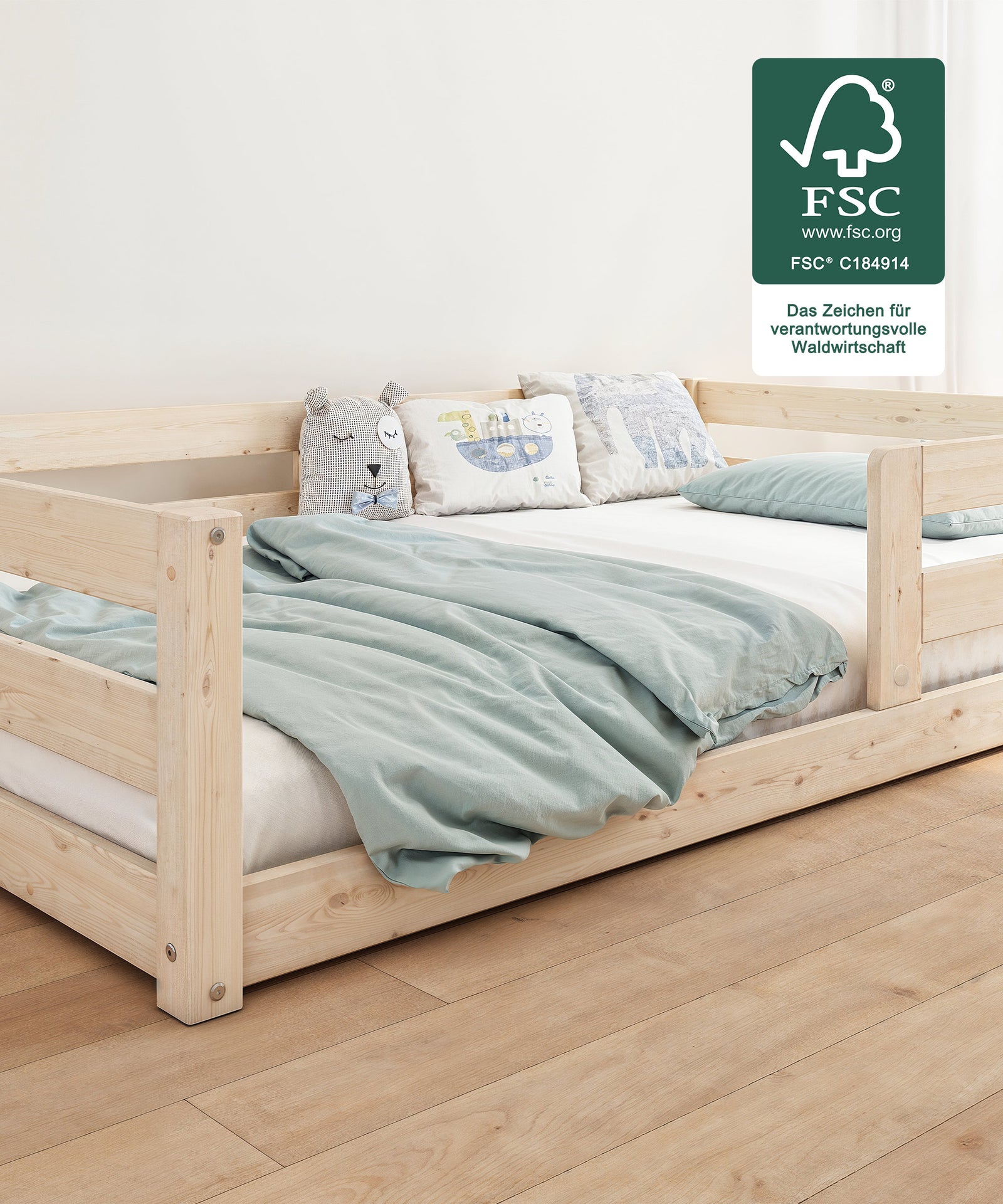 Bodenbett Kiefer Sona Natur FSC