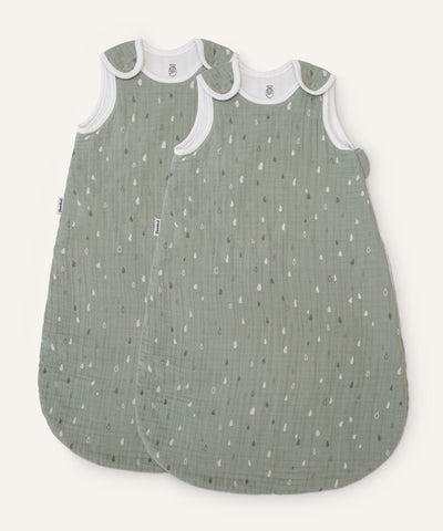 2er-Pack Babyschlafsack  |  Sommer 1.0 TOG  |  Musselin