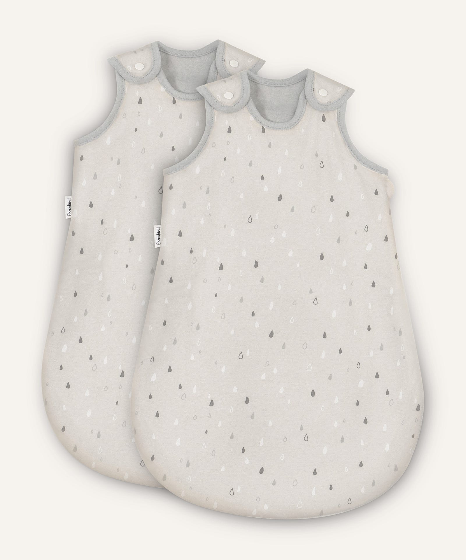 2er Bundle Ehrenkind Baby-ganzjahresschlafsack rund Natur Tropfen.