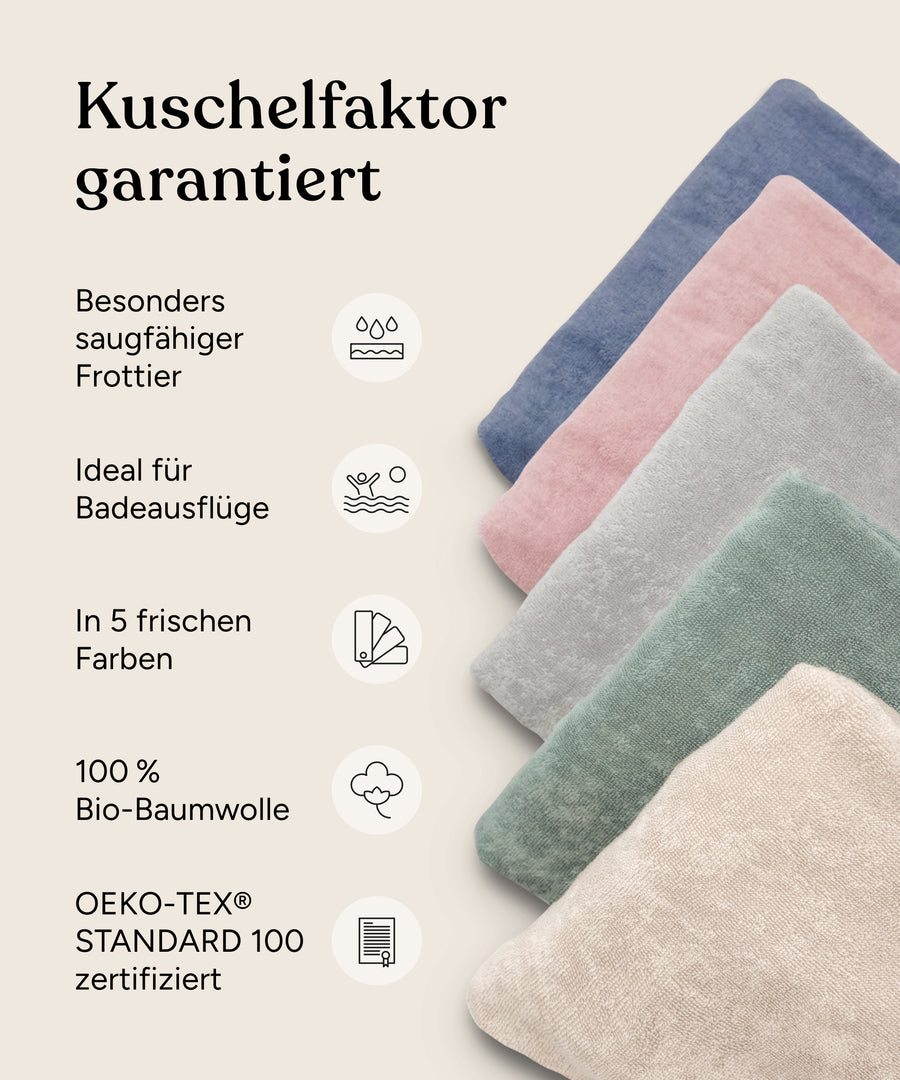 Vorteile Ehrenkind Badeponcho Frotte