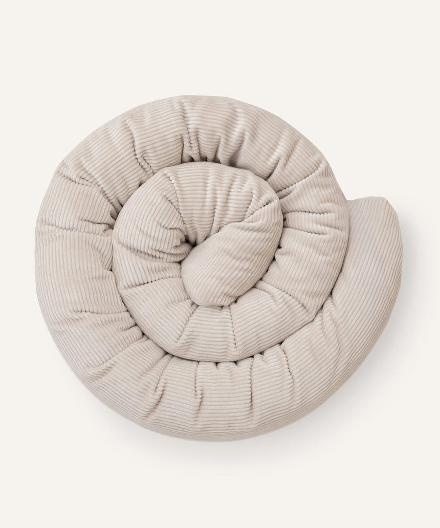Ehrenkind Bettschlange Cord 180 Beige. 
