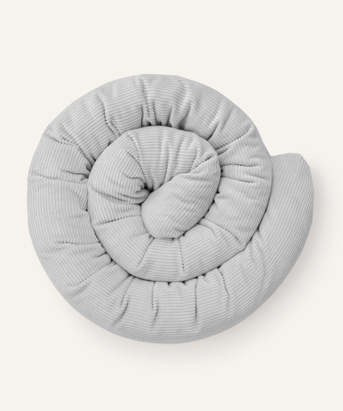 Ehrenkind Bettschlange Cord 180 Grau. 