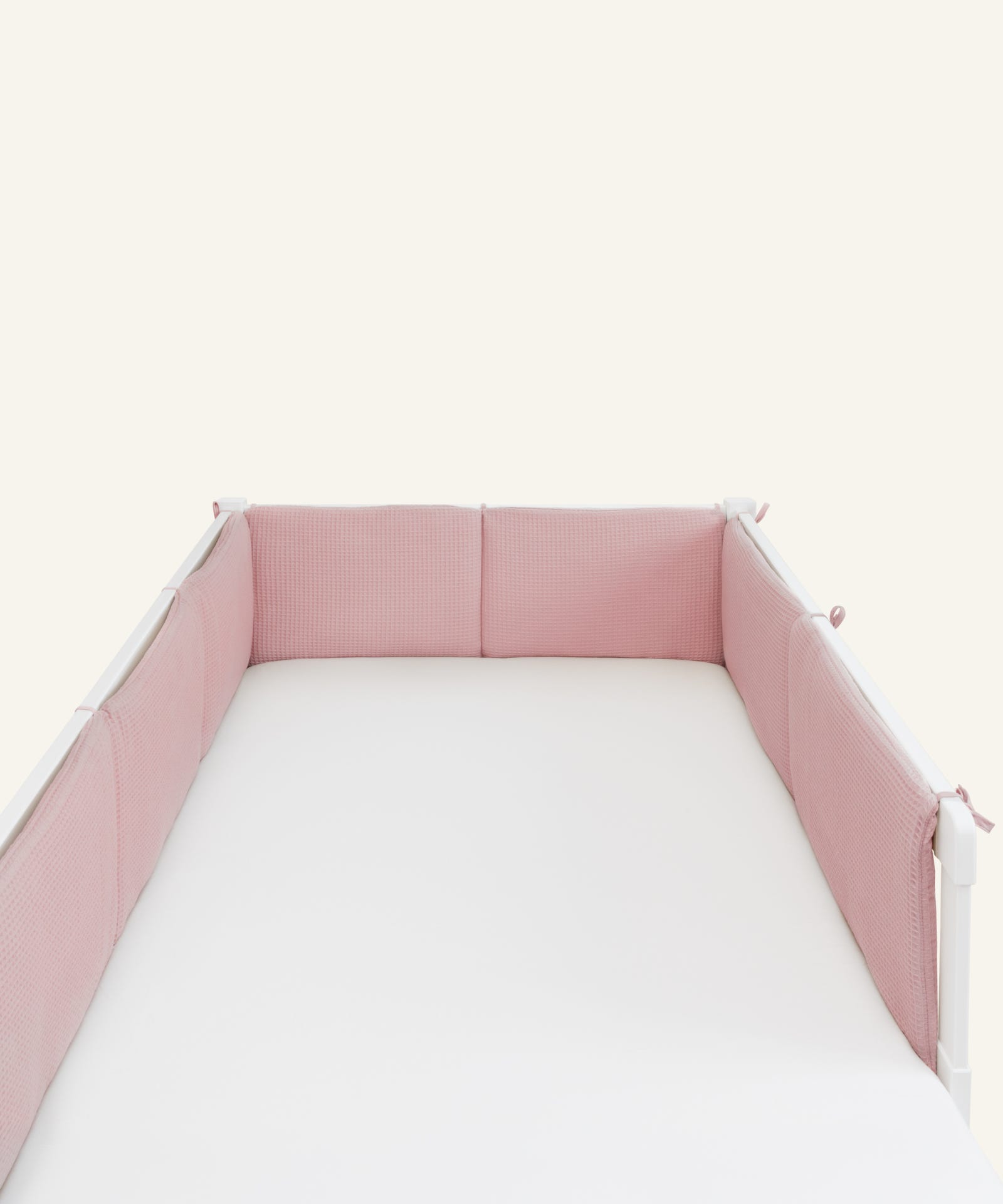 Ehrenkind Bettumrandung Waffelpiqué Rosé Kinderbett.