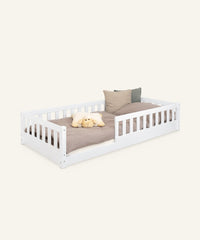 Ehrenkind Bodenbett Lille 90x200 Weiß