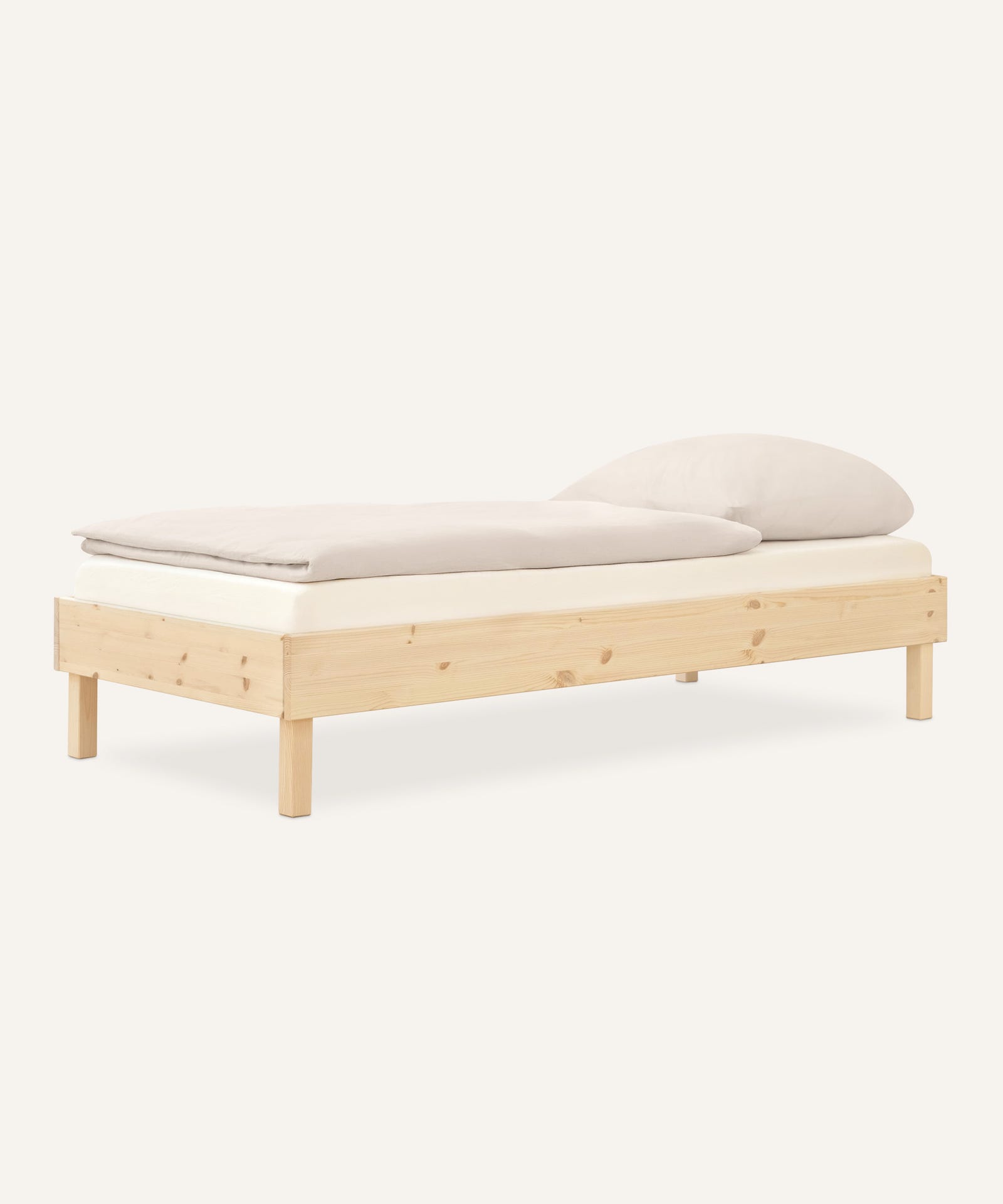 Ehrenkind Einzelbett Plano Kiefer Natur.
