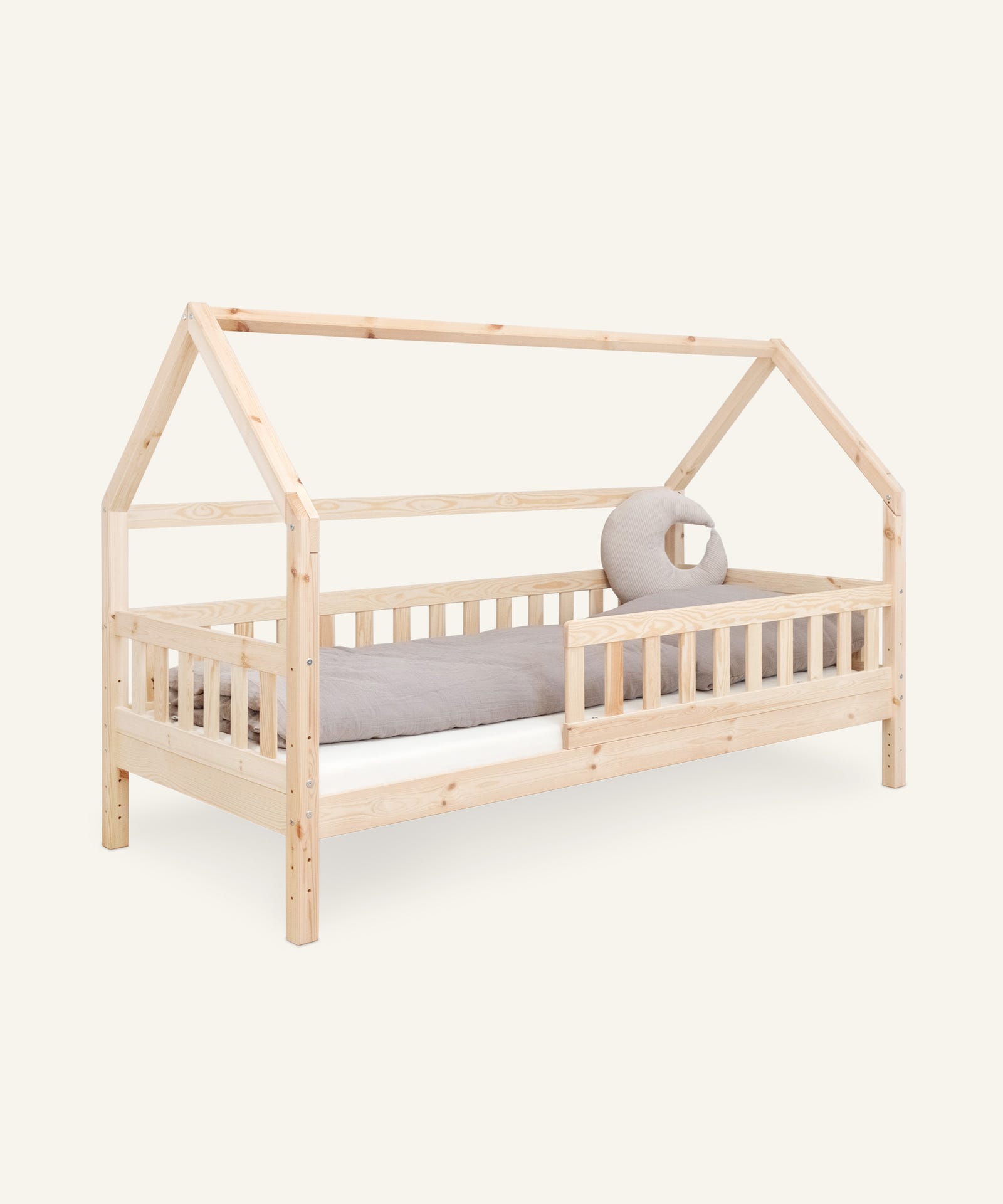 Ehrenkind Hausbett Lille 90x200 cm Natur 