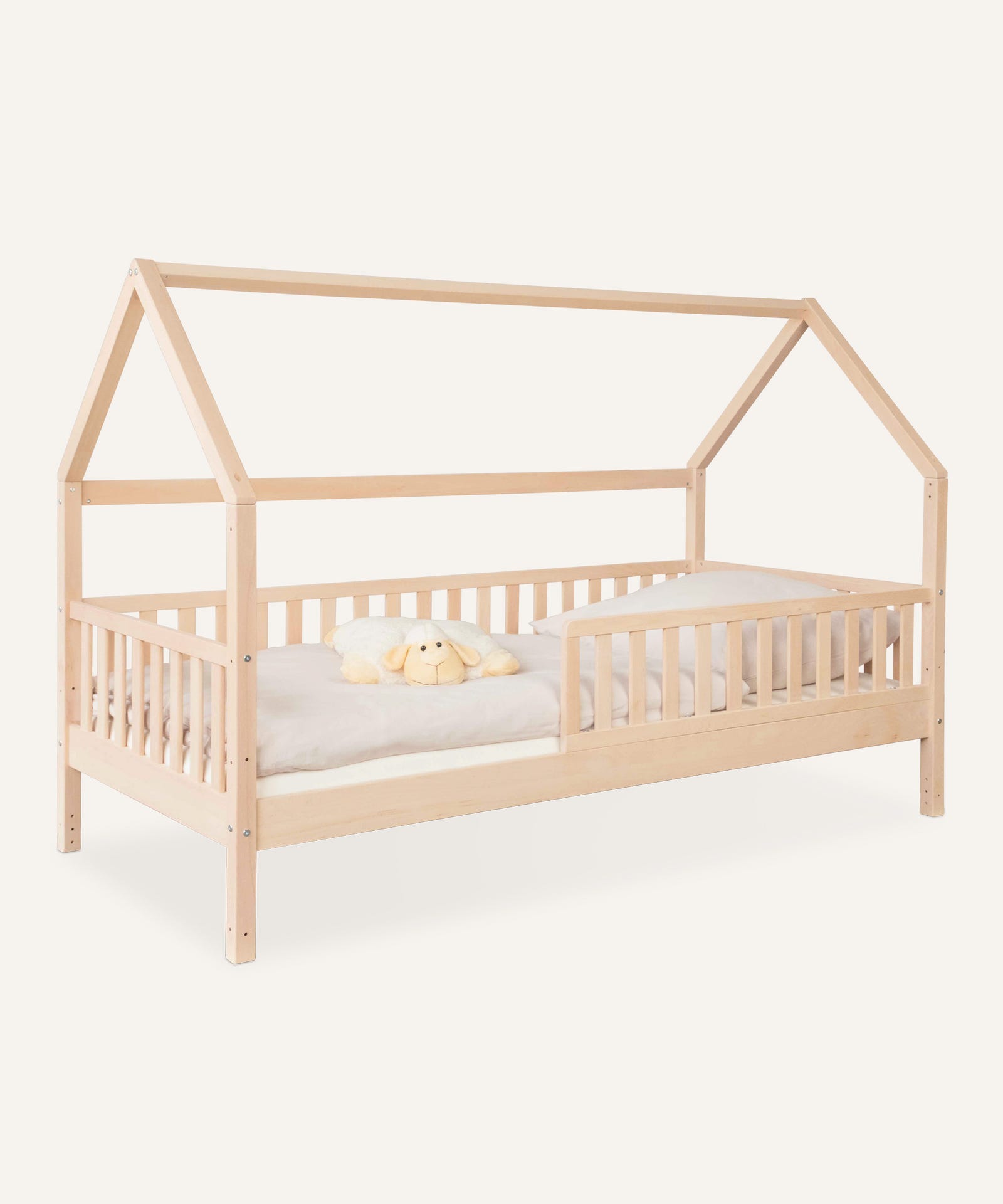 Ehrenkind Hausbett Livo Buche Natur in 90x200cm.