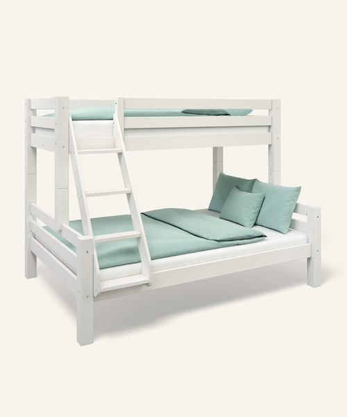 Ehrenkind Kombi-Etagenbett Vento Weiß 90/140x200 cm.