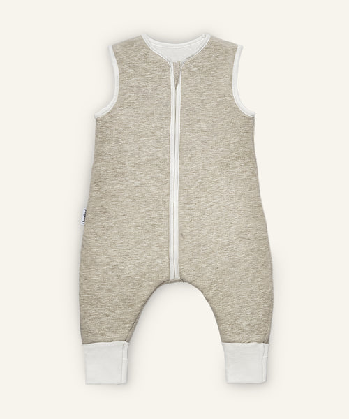 Ehrenkind Schlafsack Ganzjahr mit Wollwattierung Beige