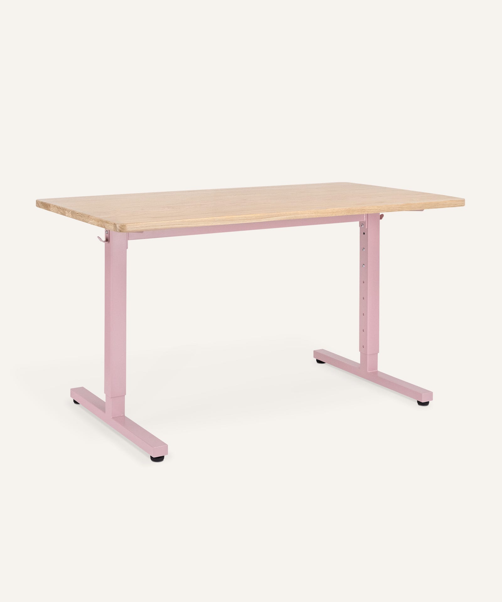 Ehrenkind Schreibtisch höhenverstellbar Eiche Rosa.