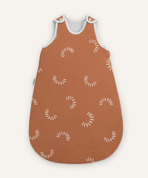 Ehrenkind Sommerschlafsack Zimt Gemustert.