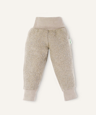 Ehrenkind Walkhose mit Bündchen Natur.