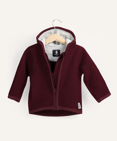 Ehrenkind Walkjacke Bordeaux.