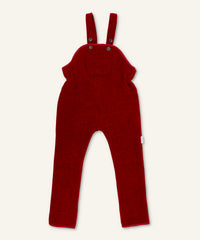 Ehrenkind Walk-Latzhose Rot.