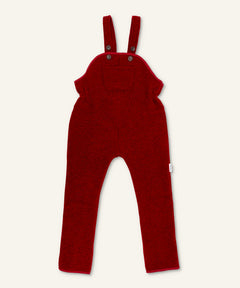 Ehrenkind Walk-Latzhose Rot.