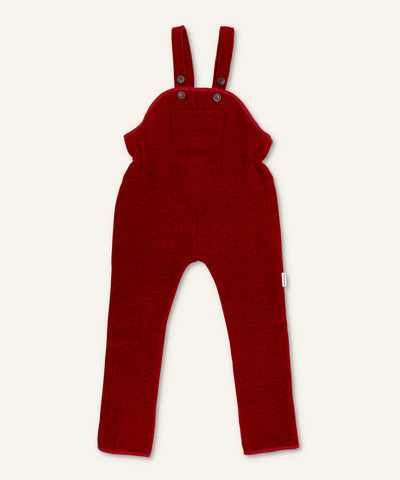 Ehrenkind Walk-Latzhose Rot.