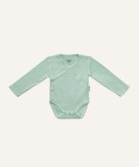 Ehrenkind Wickelbody Merinowolle Jade.