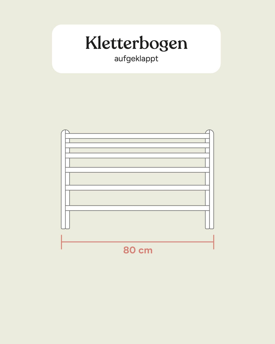 Größengrafik Kletterbogen.