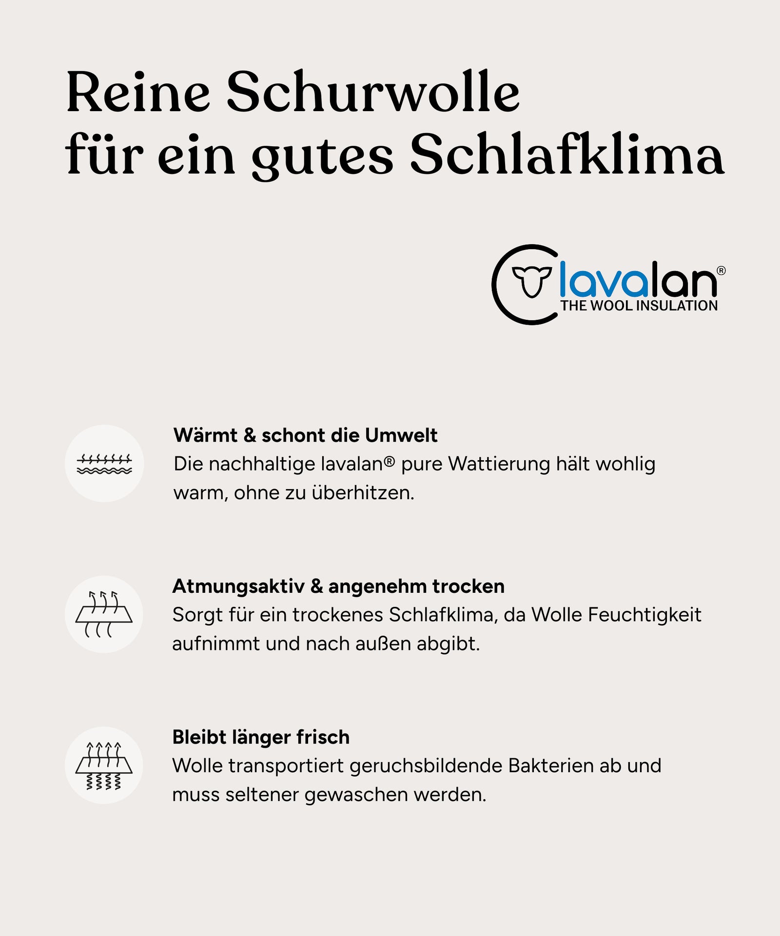 Babyschlafsack  |  ganzjährig  |  Wollfüllung