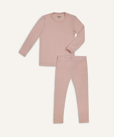Merino Unterwäsche Kinder rosé.