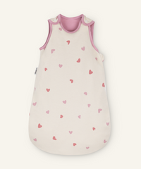 Baby-Schlafsack ganzjährig rund Natur Herzen