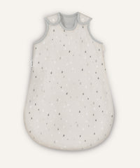 Baby-Schlafsack ganzjährig rund Natur Tropfen.