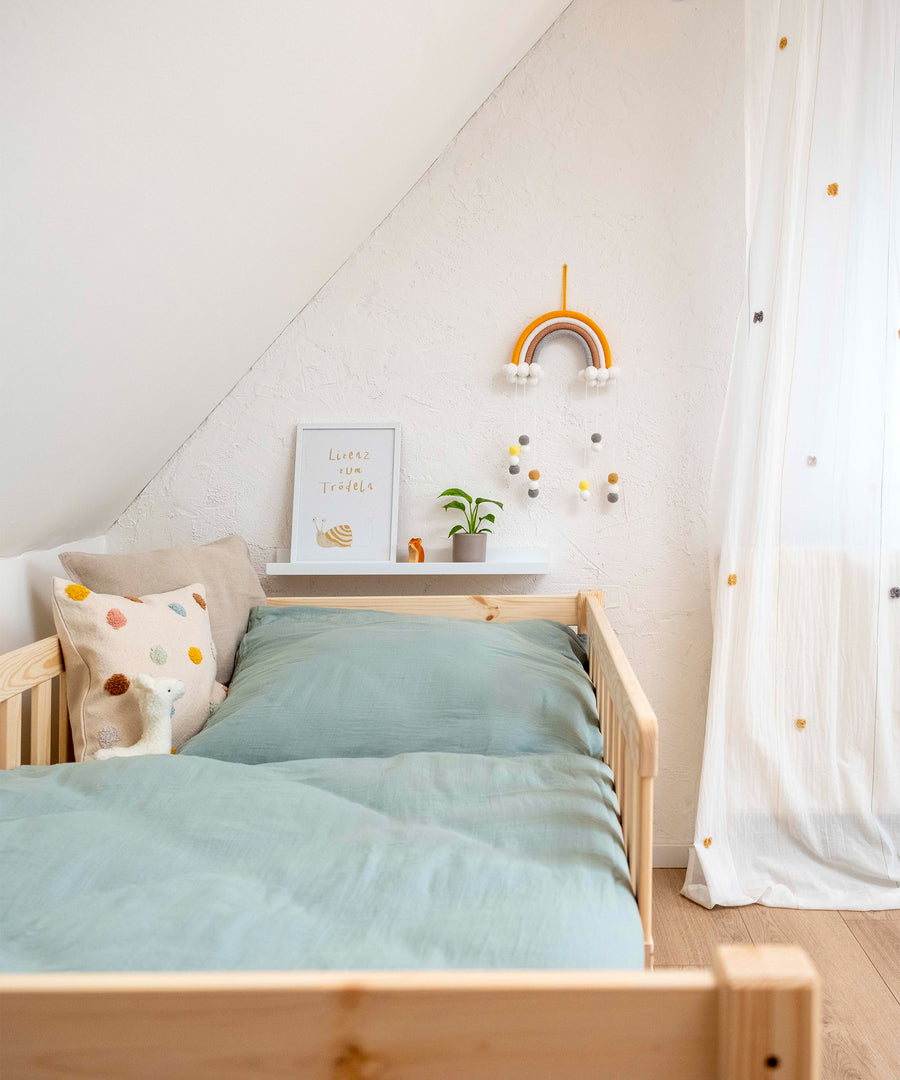 Kochfestes Steppbett-Set mit Polyesterhohlfaserfüllung, leicht, wärmeregulierend und hygienisch waschbar bis 95 °C