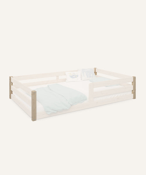 Umbau-Set Sona Kiefer zum Bodenbett Natur.