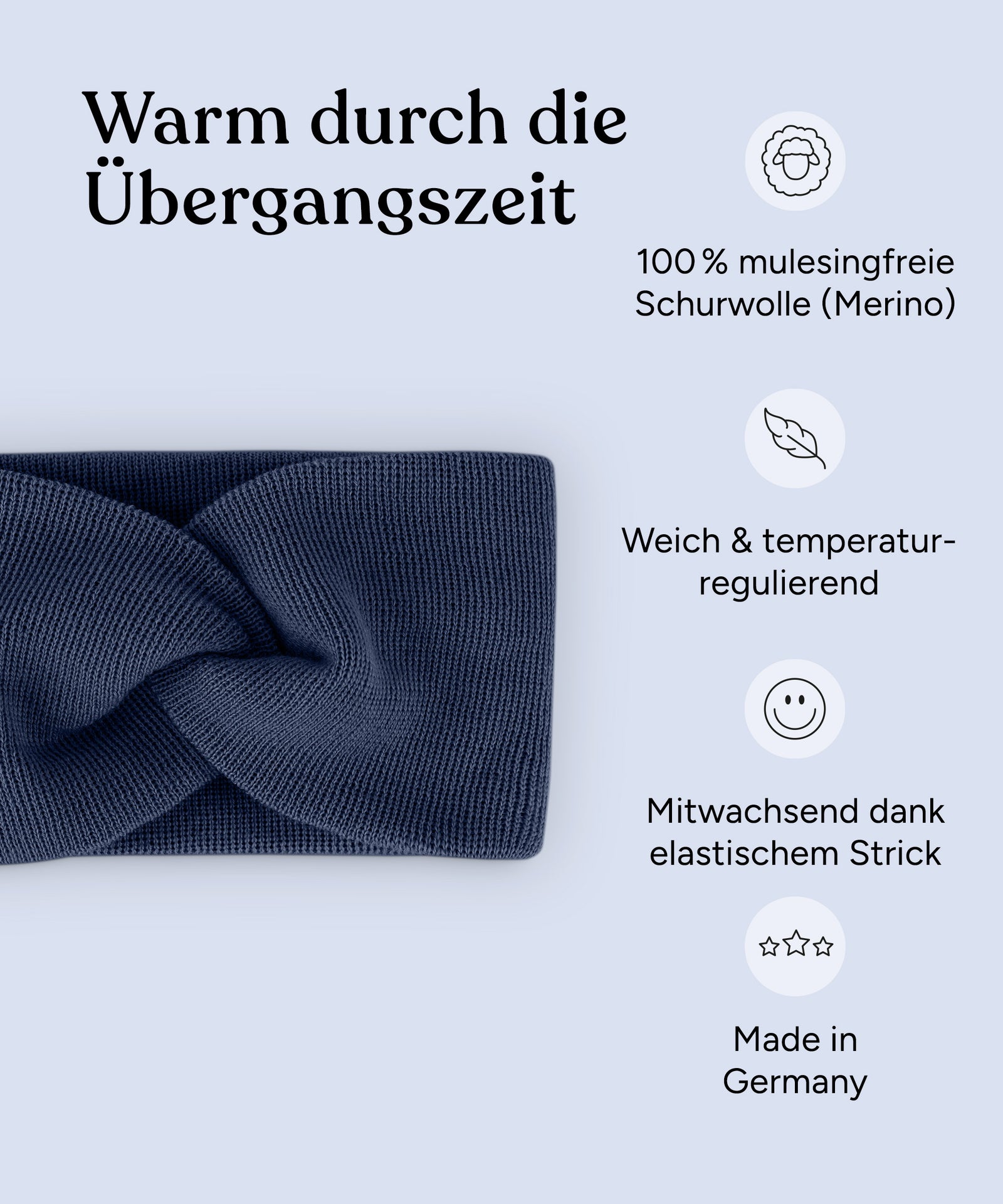 Vorteile Stirnband.