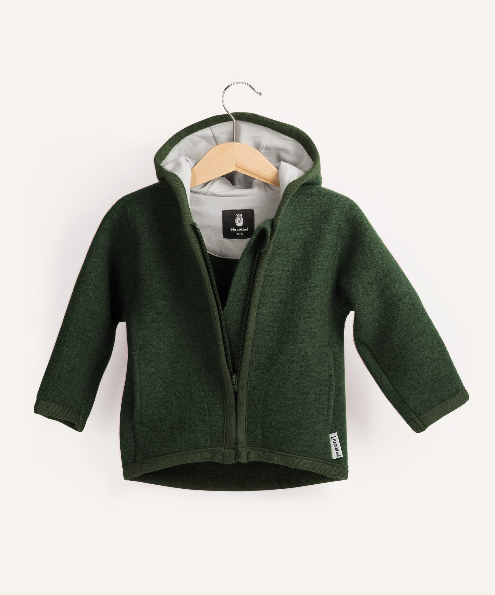 Ehrenkind Walkjacke Waldgrün.