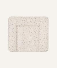 Wickelauflage abwaschbar 72x85 cm Beige gemustert.
